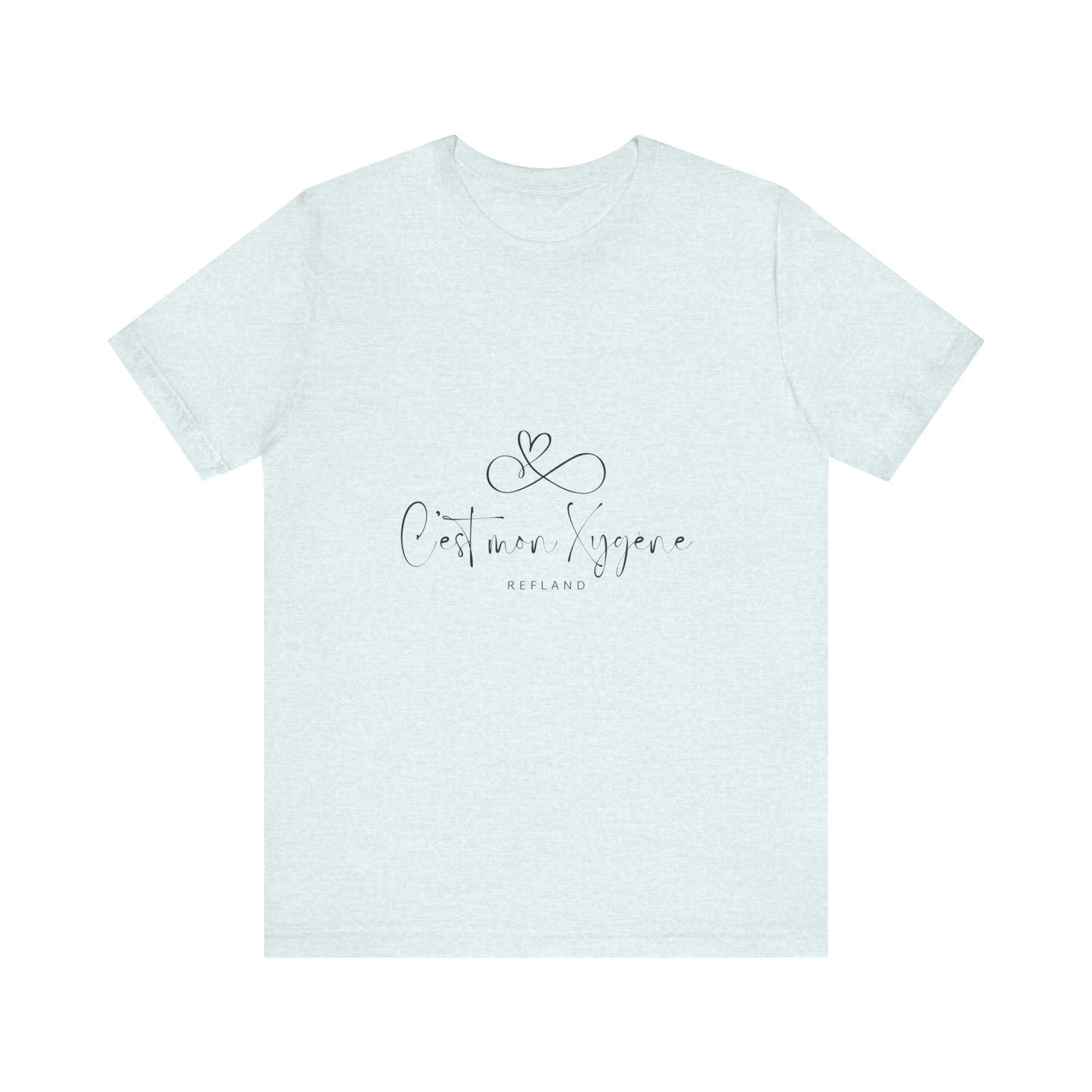 T-shirt "C mon Xygène" écrit noir