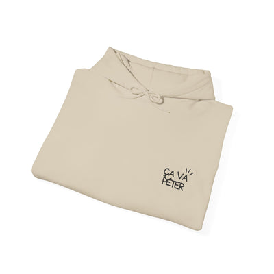 Hoodie "Ça va péter" ecrit noir