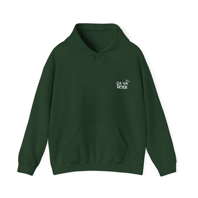 Hoodie "Ça va péter" écrit blanc