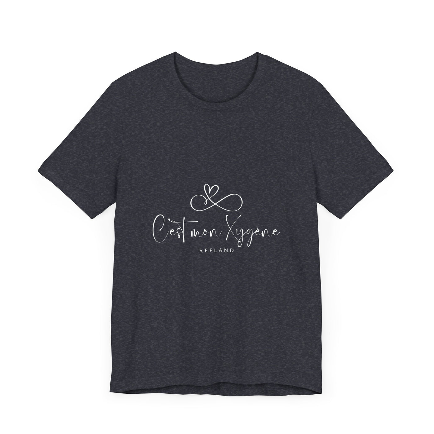 T-shirt "C mon Xygène" écrit blanc