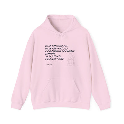 Hoodie "On ne pleure pas" - Écrit en Bleu
