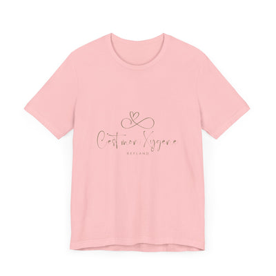 T-shirt "C mon Xygène" écrit beige