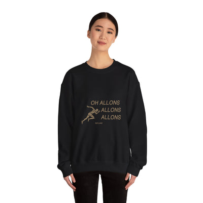 Sweatshirt "Oh Allons Allons" - Écrit Beige