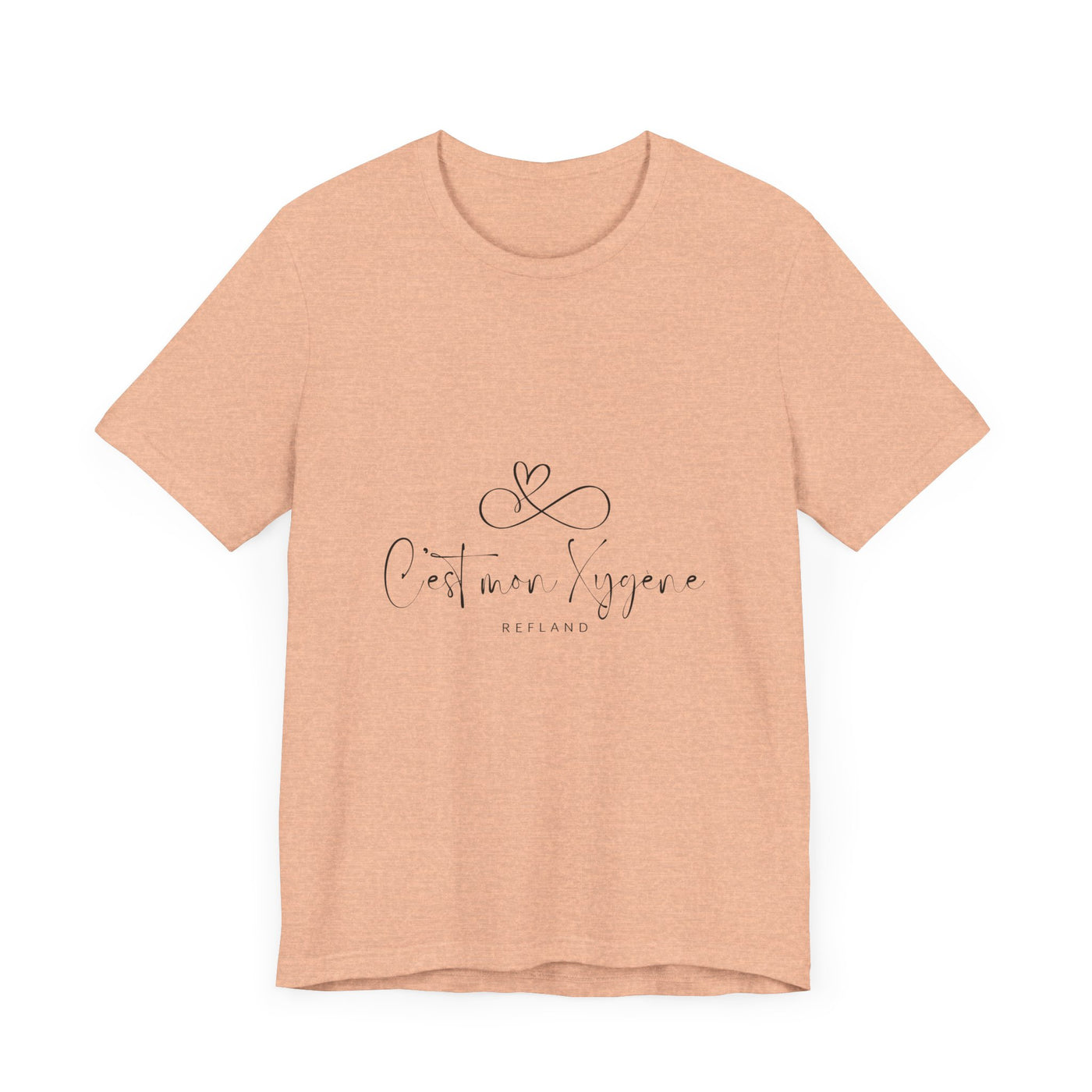 T-shirt "C mon Xygène" écrit noir